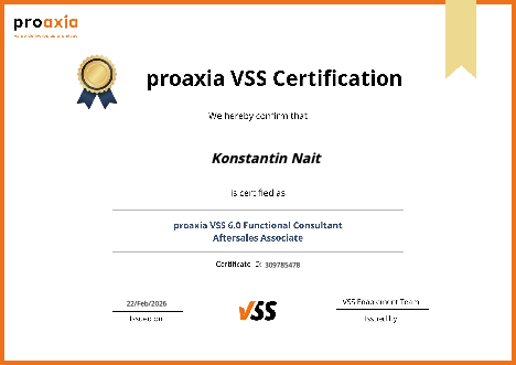 K2 Automotive jamoasi Proaxia VSS 6.0 bo‘yicha trening va sertifikatsiyani muvaffaqiyatli yakunladi